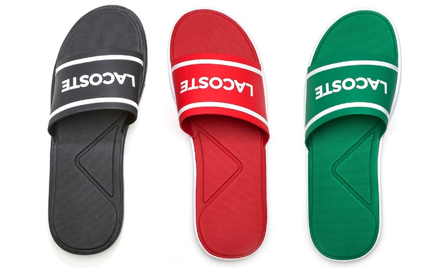 Image 1: Lacoste Men's Slides