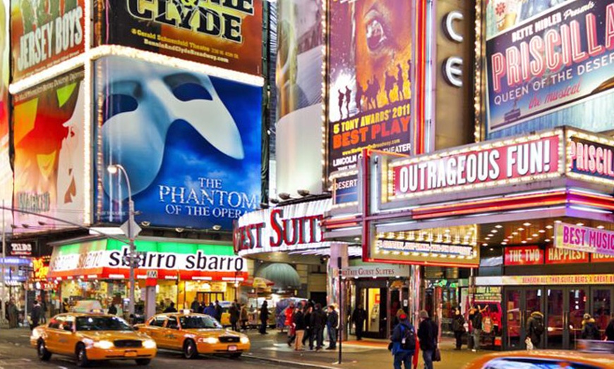 Image 10: Sleep at Times Square in New York