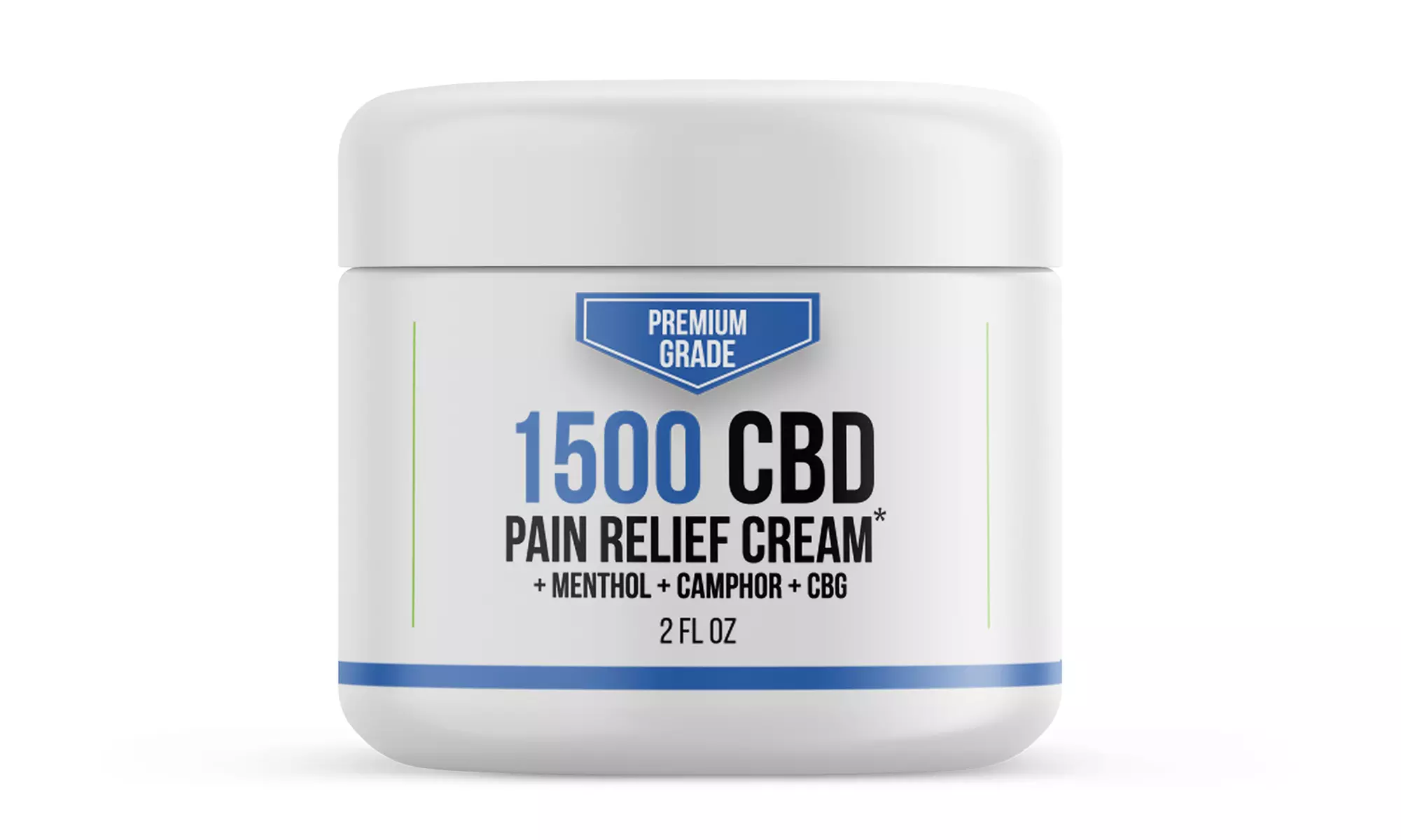 Pain Relief Cream with Premium CBD & Menthol from Select Organics (250mg-1500mg)