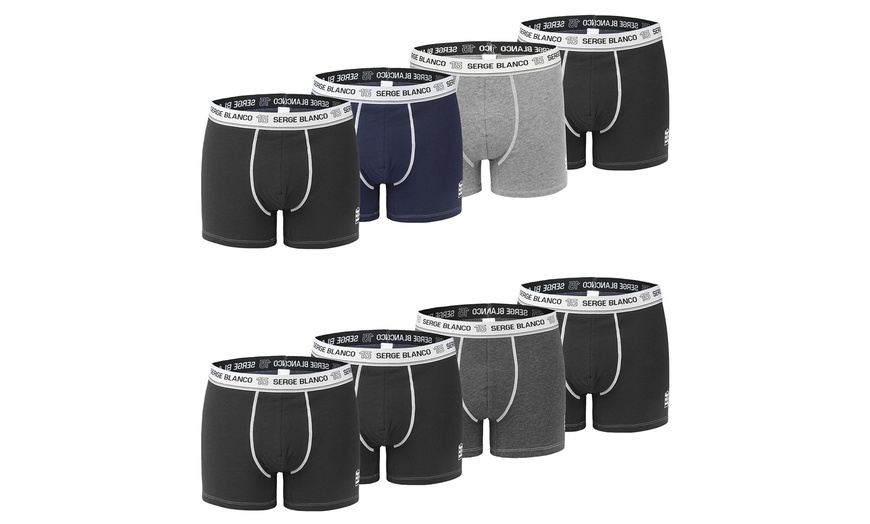 Image 6: Lots de 5, 6 ou 8 boxers en coton Serge Blanco pour homme