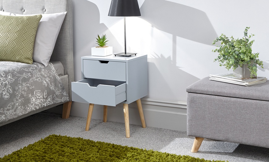 Image 6: Skandi Pop Bedside Table