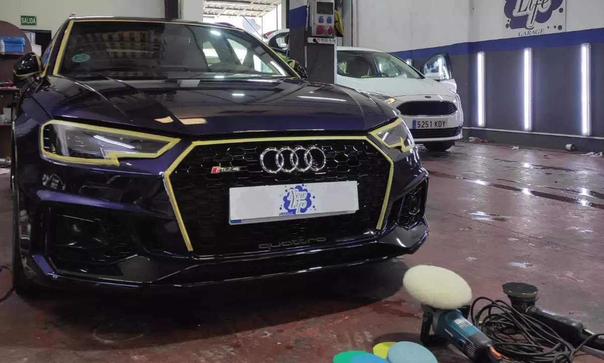 Pulido de carrocería para coche pequeño, mediano o grande