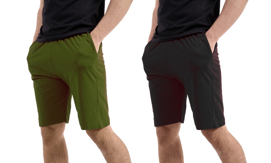 Image 5: Men's Lounge Shorts Two-Pack