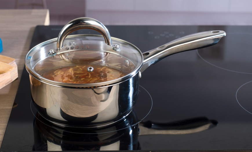 Image 6: Russell Hobbs Five-Piece Pan Set