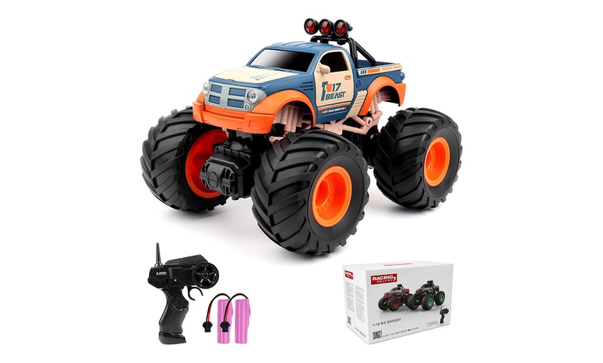 Image 1: 1:18 Remote Controlled Monster Truck