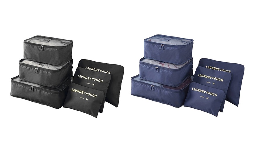 Image 9: 1 ou 2  lots de 6 sacs de rangement pour valise