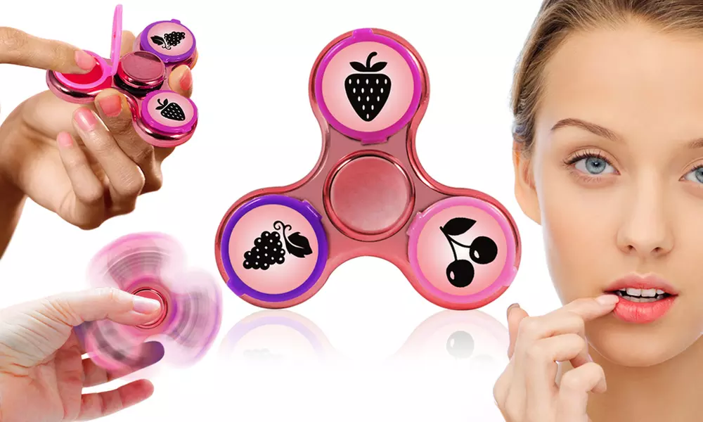 Jusqu'à 4 hand spinners, avec baumes à lèvres fruités - Primary Image