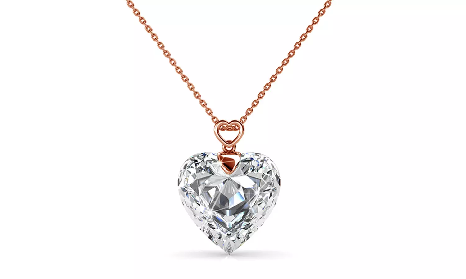 1 of 2 sieradensets met hartjes gemaakt met Swarovski®-kristallen