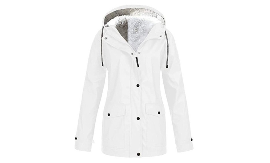 Image 6: Women's Hooded Waterproof Coat