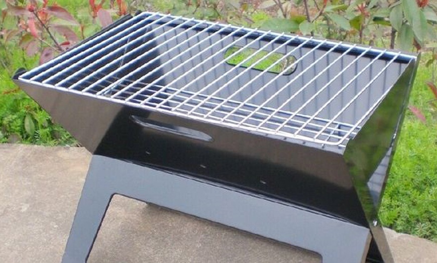 Image 2: Portable Folding Grill