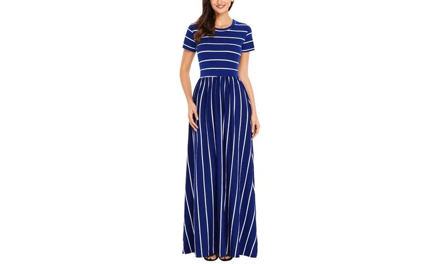 Image 5: Short Sleeve Maxi Dress