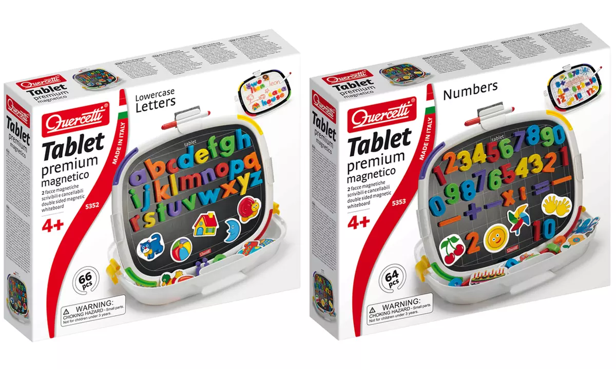 Tableau éducatif avec puzzle magnétique 3 en 1 de Quercetti - Primary Image