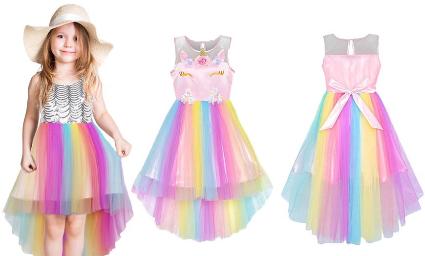 Image 1: Kids' Party Princess Dress