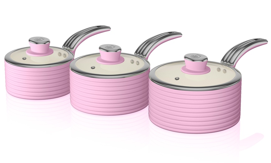 Image 28: Swan Retro Pans Set