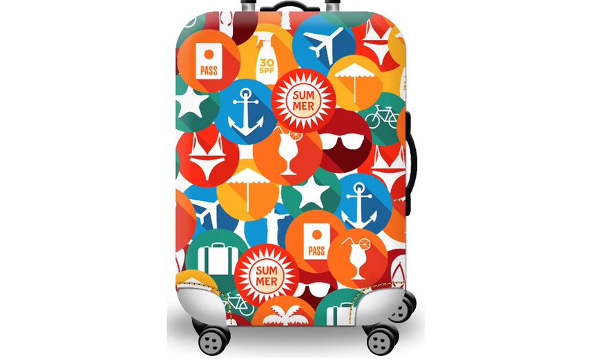 Image 4: Printed Luggage Covers 