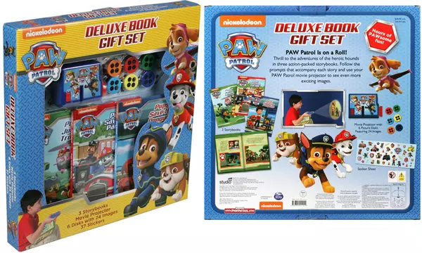 Paw patrol deluxe outlets book gift set