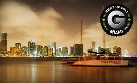 $35 for a 2.5-Hour Biscayne Bay Sunset Cruise with Drinks and Snacks from Playtime Watersports ($75 Value) - Primary Image