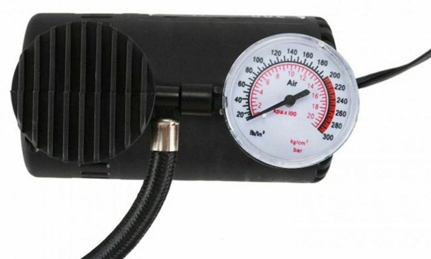 Image 3: 300PSI Electric Air Compressor Portable Pump Mini Inflator Tyre