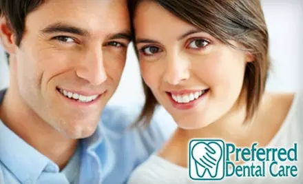 $49 for an Exam, Cleaning, and X-Rays ($335 Value) or $179 for a Zoom! Teeth-Whitening Session ($550 Value) at Preferred Dental Care - Primary Image