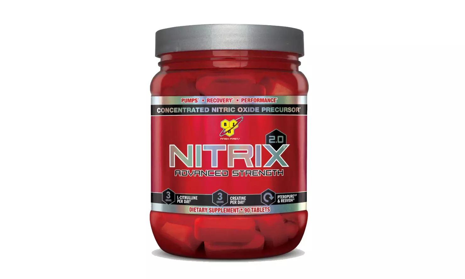 BSN Nitrix 2.0 Concentrated Nitric Oxide Precursor (30 Servings) - Primary Image