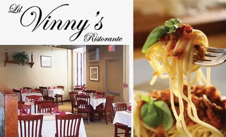 $20 for $45 Worth of Authentic Italian Fare at Lil Vinny's Ristorante   - Primary Image