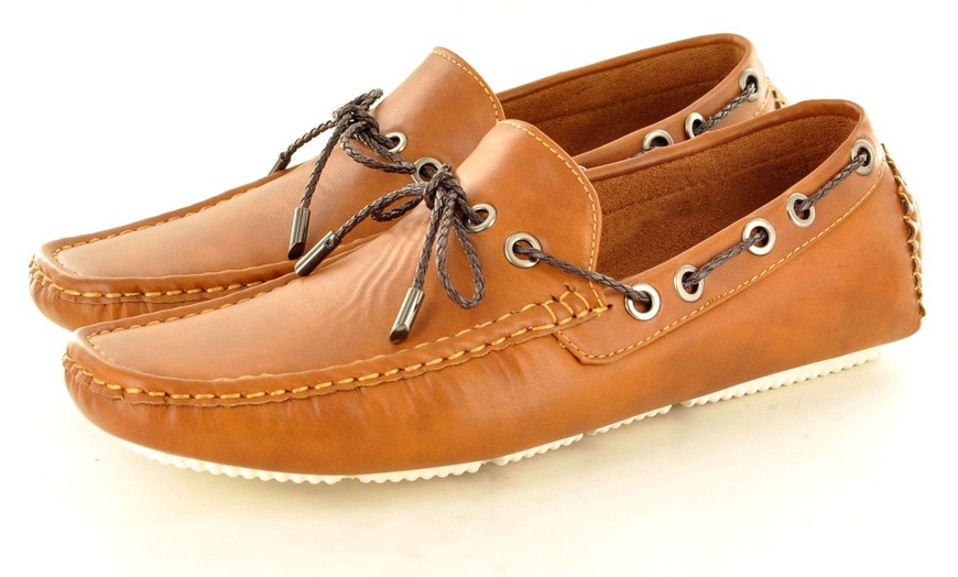 Image 22: Men's Lace-Up Loafers