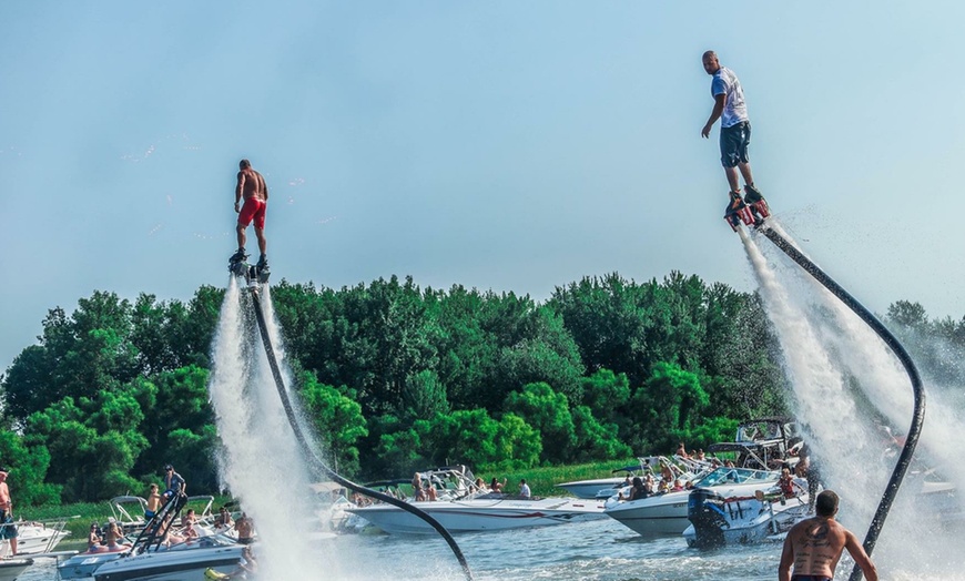 Image 8: Flyboarding or Hoverboarding