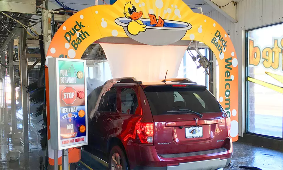 Three Shine Eco-Friendly Car Wash Packages at Quick Quack Car Wash (Up to $6.34 Off) - Primary Image
