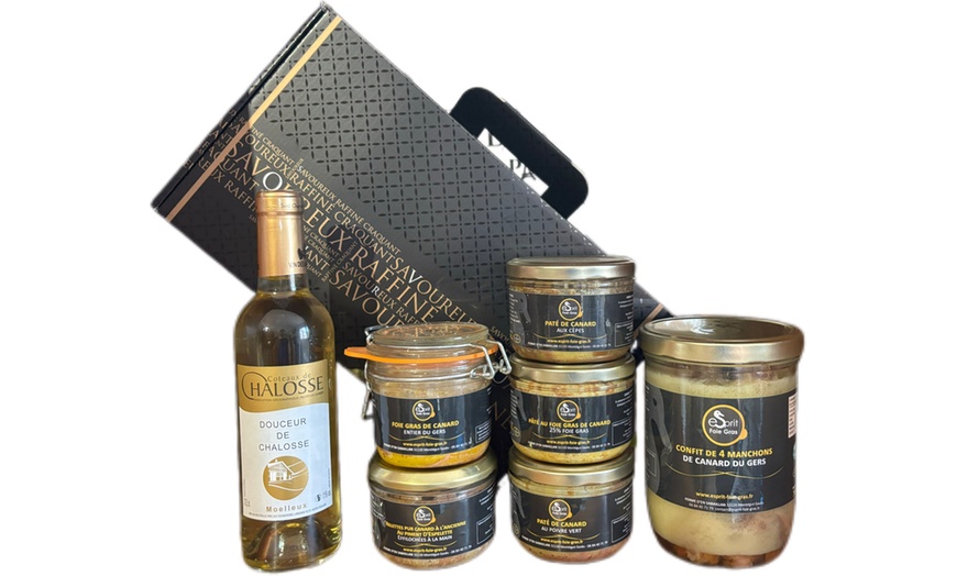 Image 1: Coffret gourmand du Sud-Ouest Esprit Foie Gras