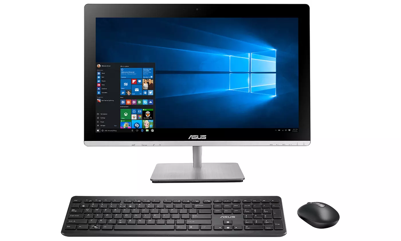 ASUS 23.8" All-in-One Touchscreen Desktop PC with Intel Core i5 CPU, 8GB RAM, and 1TB HDD (Refurbished – Open Box) - Primary Image
