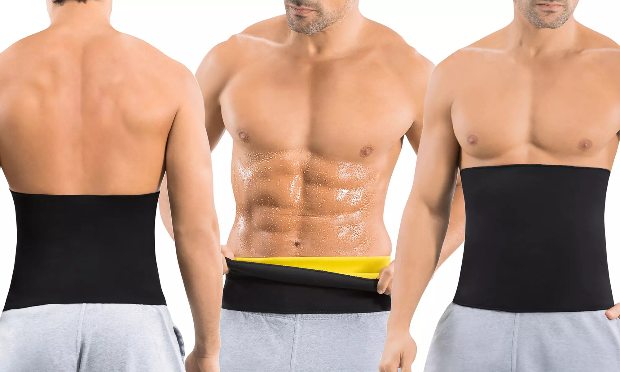 Hot Shapers Men's Waist-Trimmer Sauna Belt - Primary Image