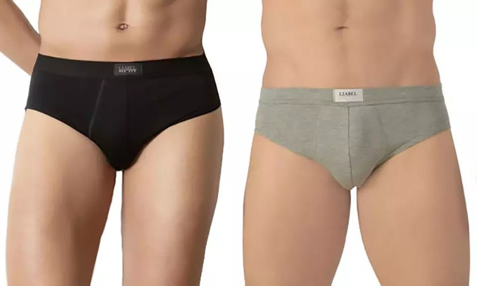 Set da 6 boxer o slip in cotone bielastico Seamless Liabel