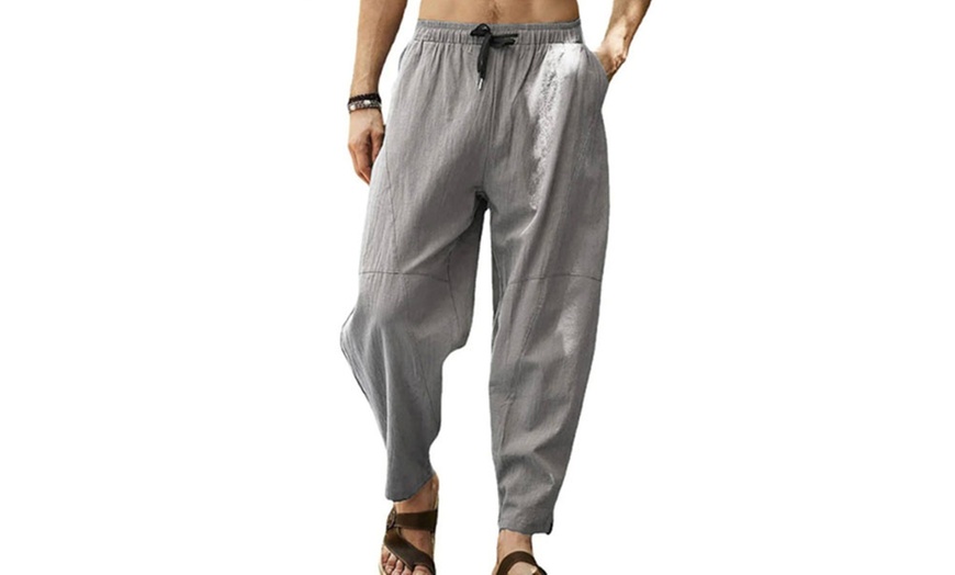 Image 5: Men's Relaxed Fit Trousers