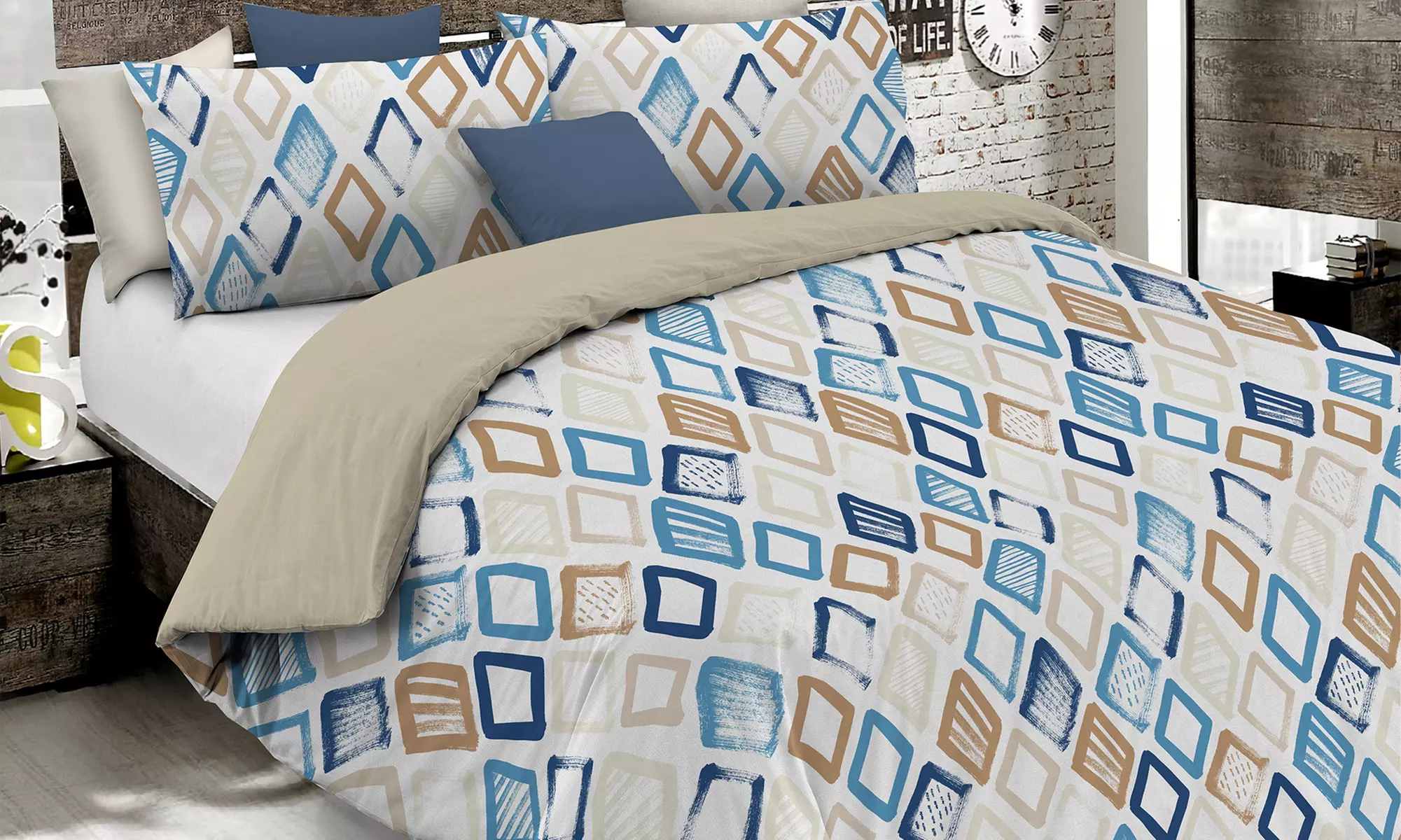 Copripiumino Fashion Made in Italy no stiro Datex