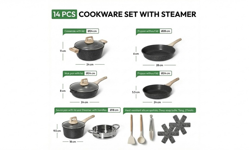 Image 15: Batterie de cuisine Just Perfecto 14 pièces