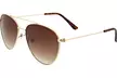 Oscar de la Renta Oscar Classic Slim Aviator Sunglasses for Women - Second Medium