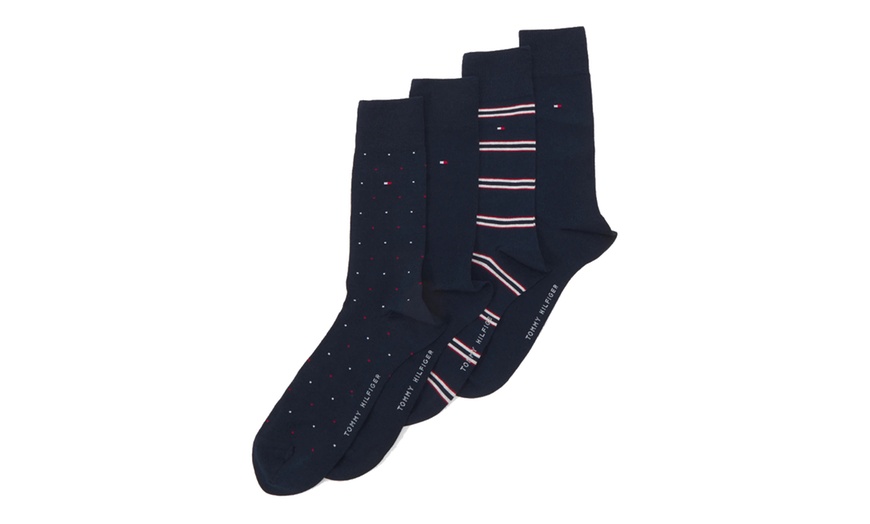 Image 3: Four Pairs of Tommy Hilfiger Socks Gift Set