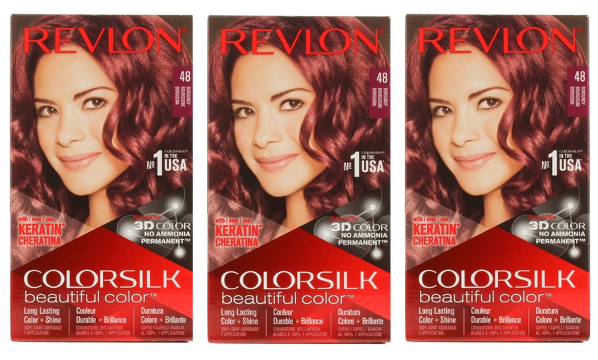 Image 25: Revlon Colorsilk Permanent Hair Colour Three-Pack