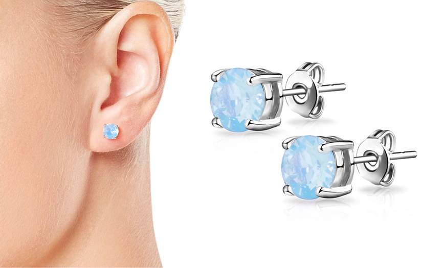 Image 3: Philip Jones Earrings with Crystals from Swarovski®