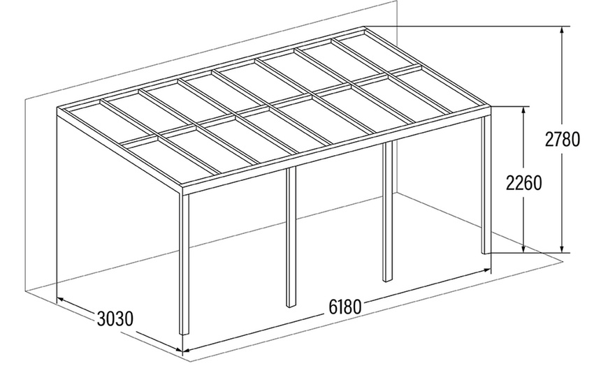 Image 15: Home Deluxe Terrassenüberdachung SOLIS