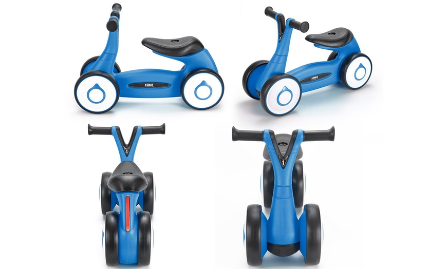 Image 11: Soka Four-Wheel Kids' Balance Bike