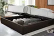 Lit coffre de la marque Sampur, collection "Vegas", avec matelas collection "Régence" en option, livraison offerte - Second Medium