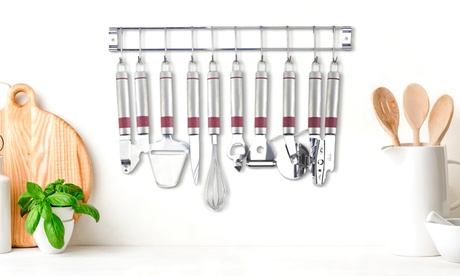 1 o 2 set di utensili da cucina XS-QUO Vital-9E in acciaio inox