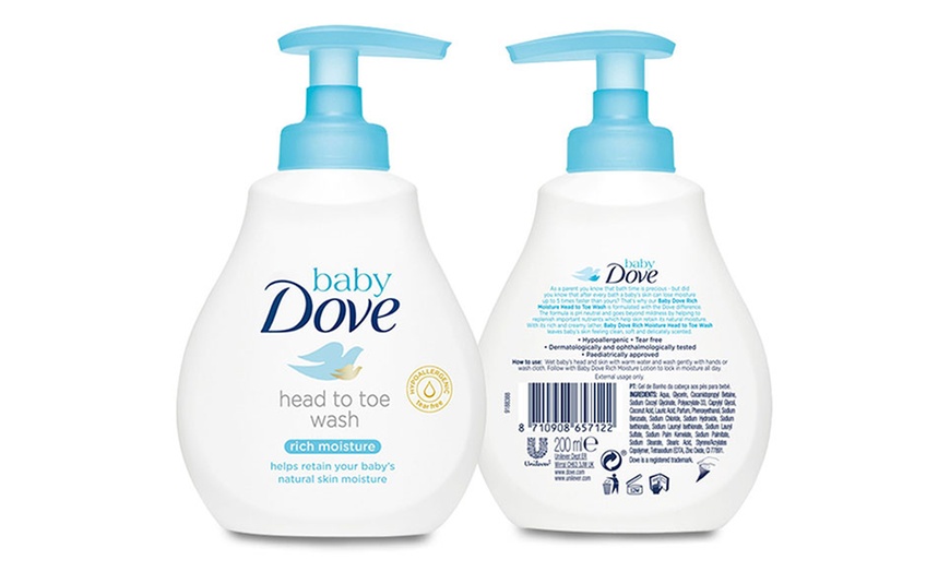 Image 3: Two Baby Dove Rich Moisture Body Washes