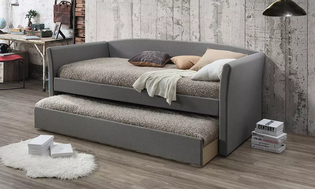 Upholstered Daybed with Trundle Bed - Primary Image