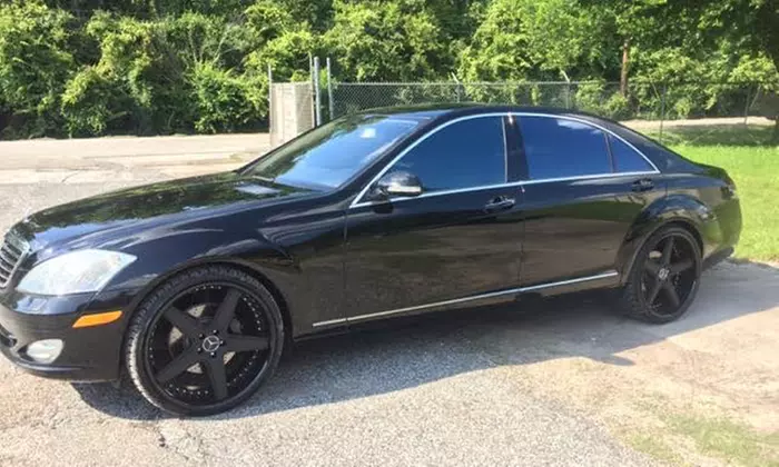 Window tinting for cars, SUVs, and trucks with standard film