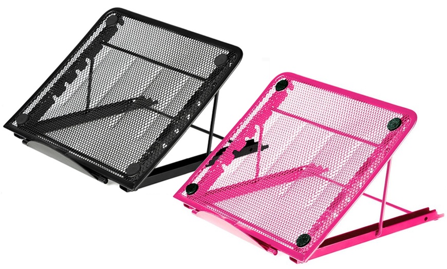 Image 2: Mesh Laptop Stand