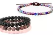 1 ou 2 bracelets en perle de jaspe et agate simple ou triple - Image 2