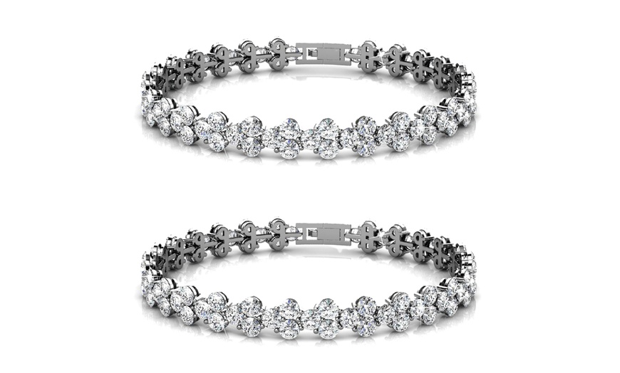 Image 9: 1 o 2 bracciali Tennis Princess con zirconi