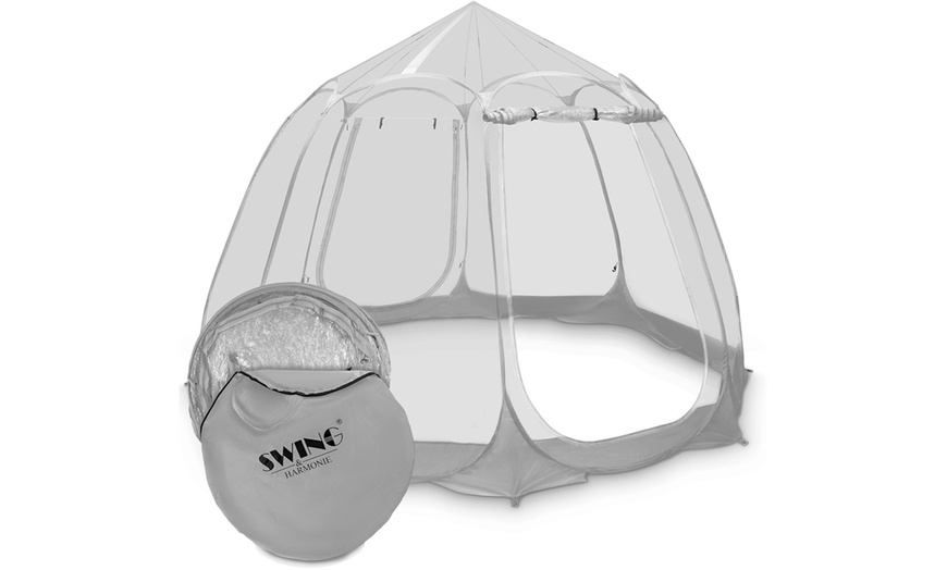 Image 8: Two-In-One Water-Resistant Pop-Up Pavilion